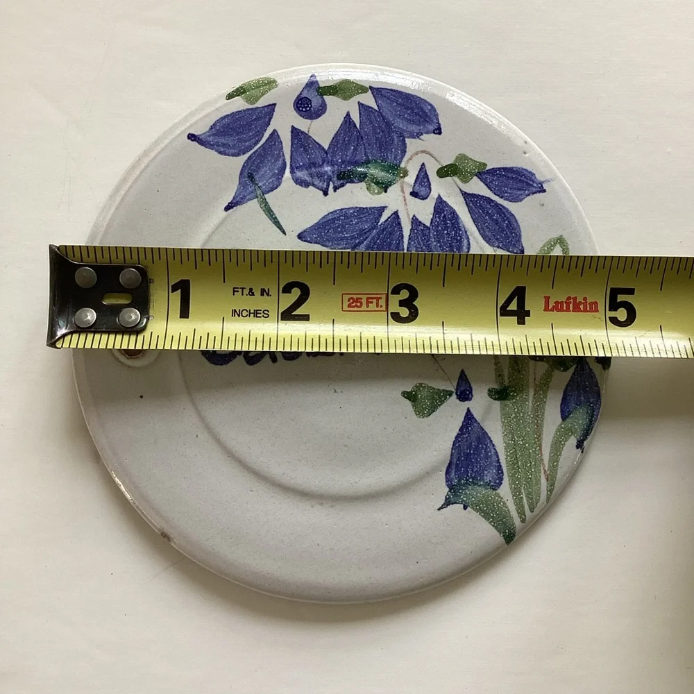 Floral Ceramic Bathroom Sign